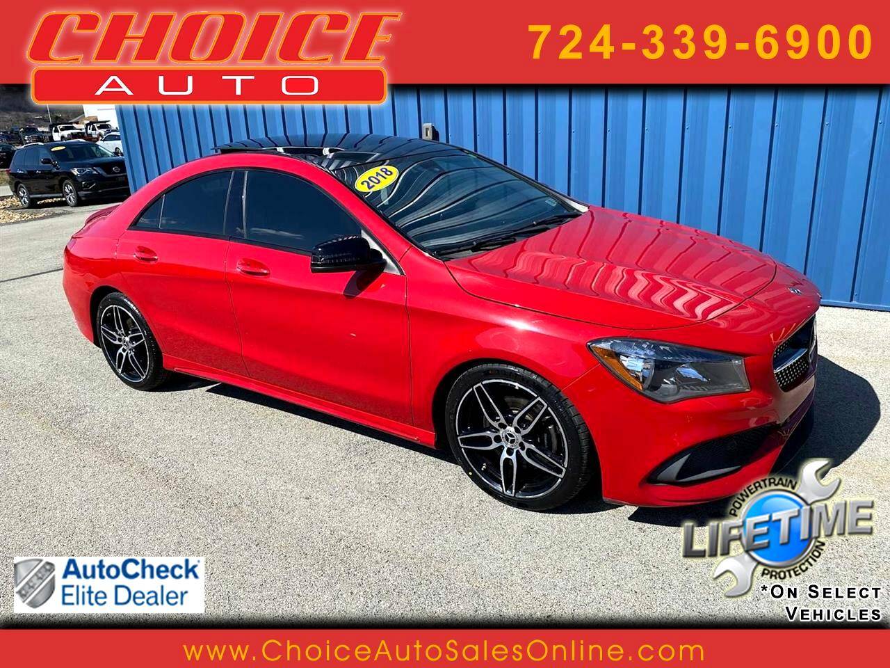 2018 Mercedes-Benz CLA CLA 250 — Sedan — 111,508 mi — Murrysville, PA