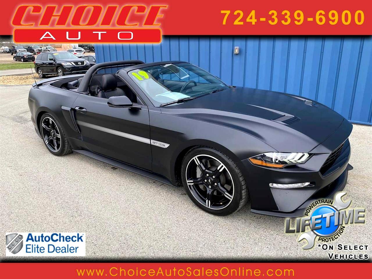 2019 Ford Mustang GT Premium — Convertible — 30,783 mi — Murrysville, PA