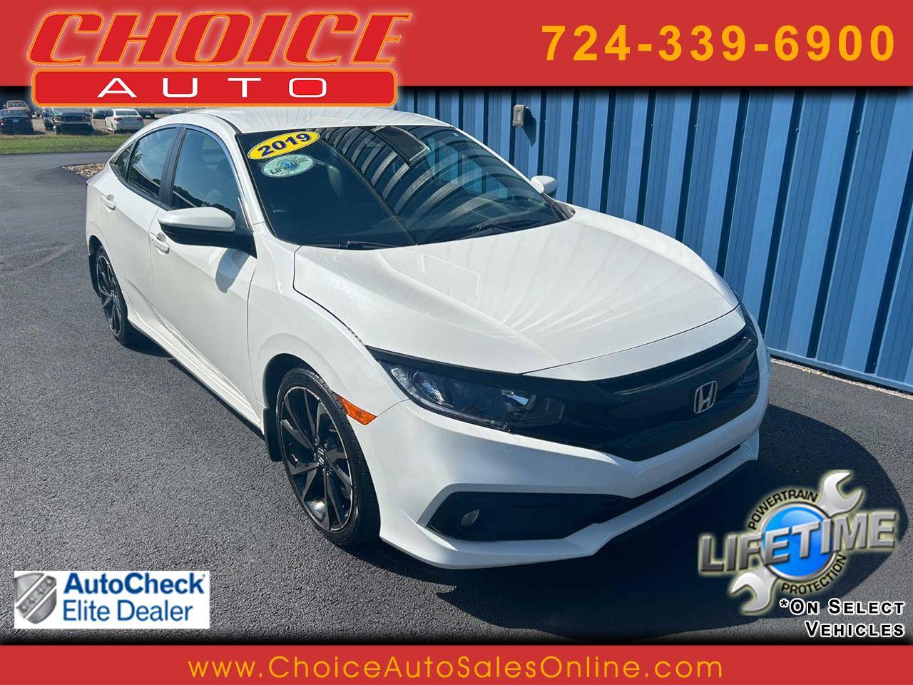 2019 Honda Civic Sport — Sedan — 79,710 mi — Murrysville, PA