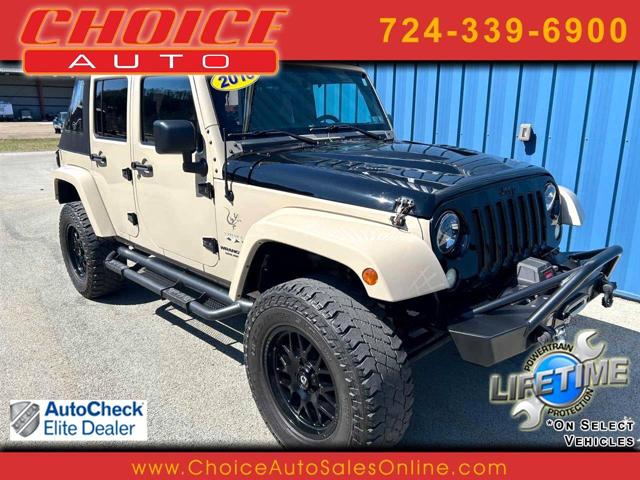 2016 Jeep Wrangler Sahara — SUV — 89,954 mi — Murrysville, PA
