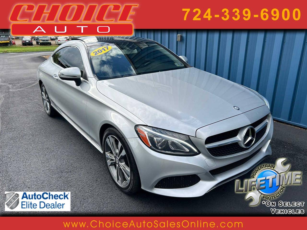 2017 Mercedes-Benz C-Class C 300 — Coupe — 68,523 mi — Murrysville, PA