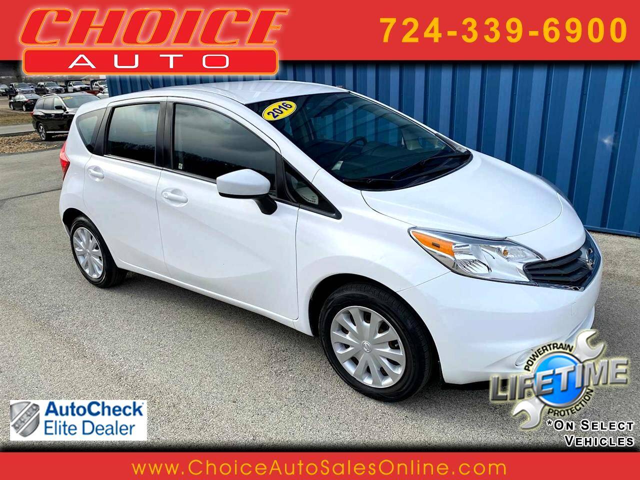 2016 Nissan Versa 1.6 SV — Hatchback — 85,150 mi — Murrysville, PA