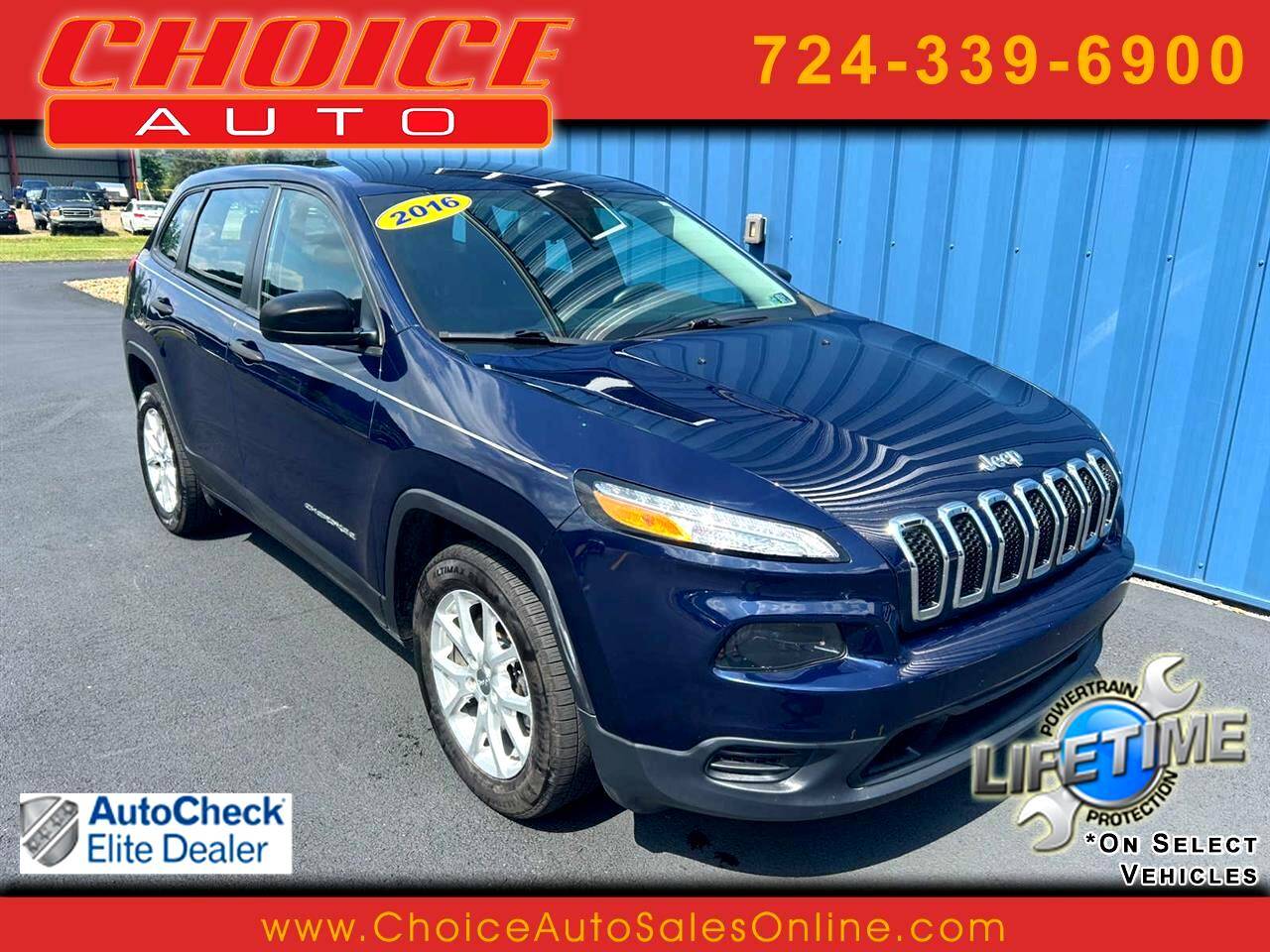 2016 Jeep Cherokee Sport — SUV — 69,587 mi — Murrysville, PA