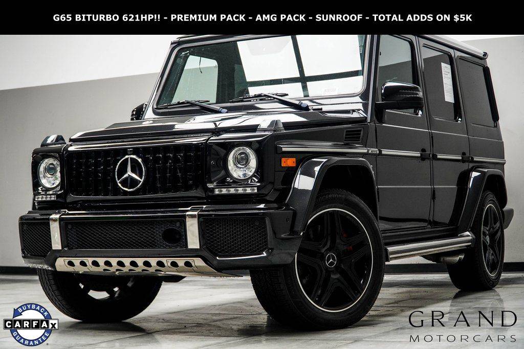 2018 Mercedes-Benz G-Class G 65 AMG