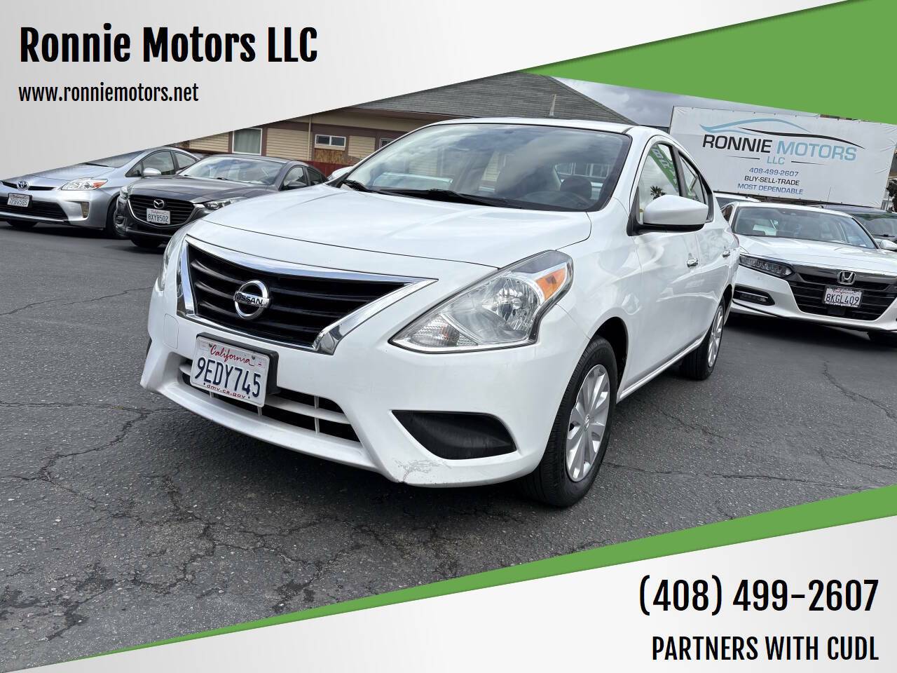 2016 Nissan Versa 1.6 SV — Sedan — 93,582 mi — San Jose, CA