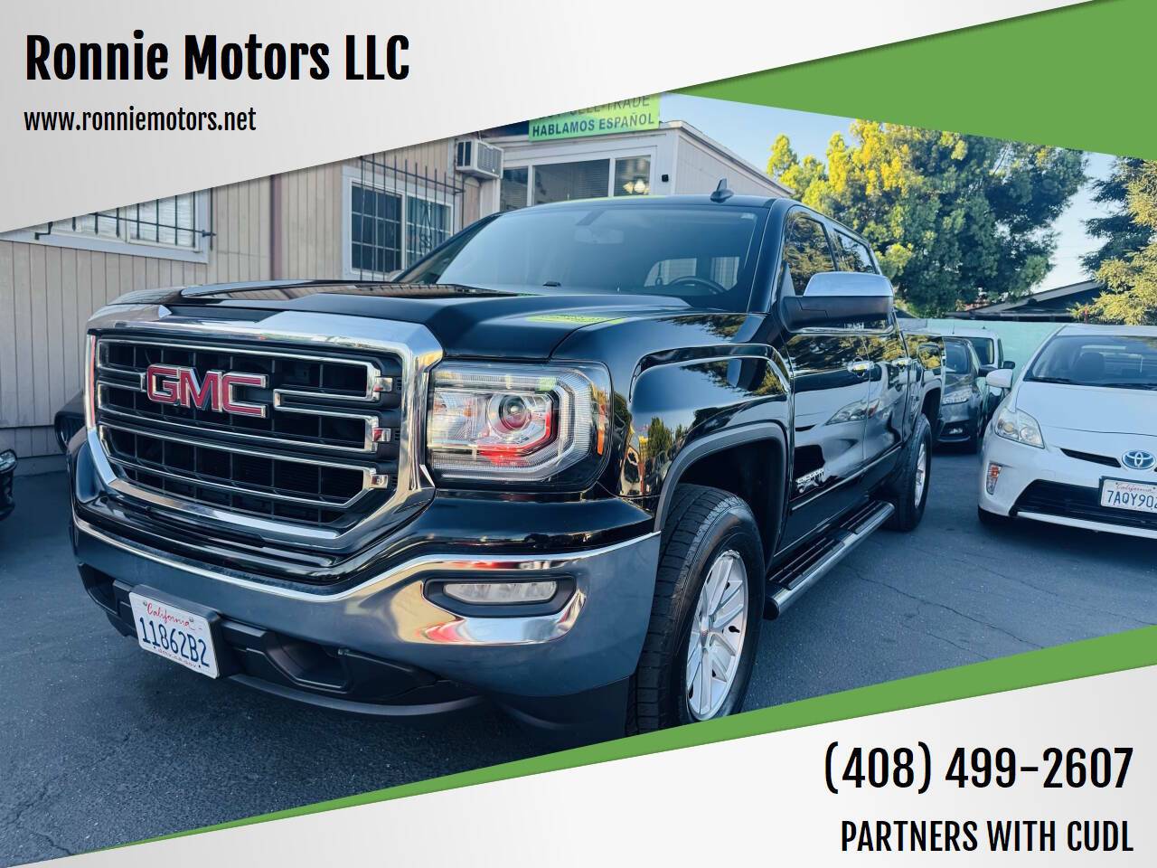 2016 GMC Sierra 1500 SLE — Pickup Truck — 157,223 mi — San Jose, CA