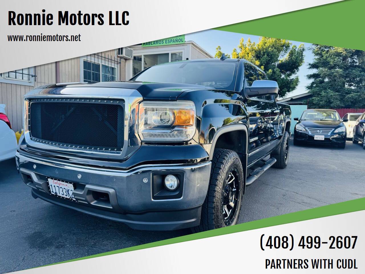 2015 GMC Sierra 1500 SLT — Pickup Truck — 138,737 mi — San Jose, CA