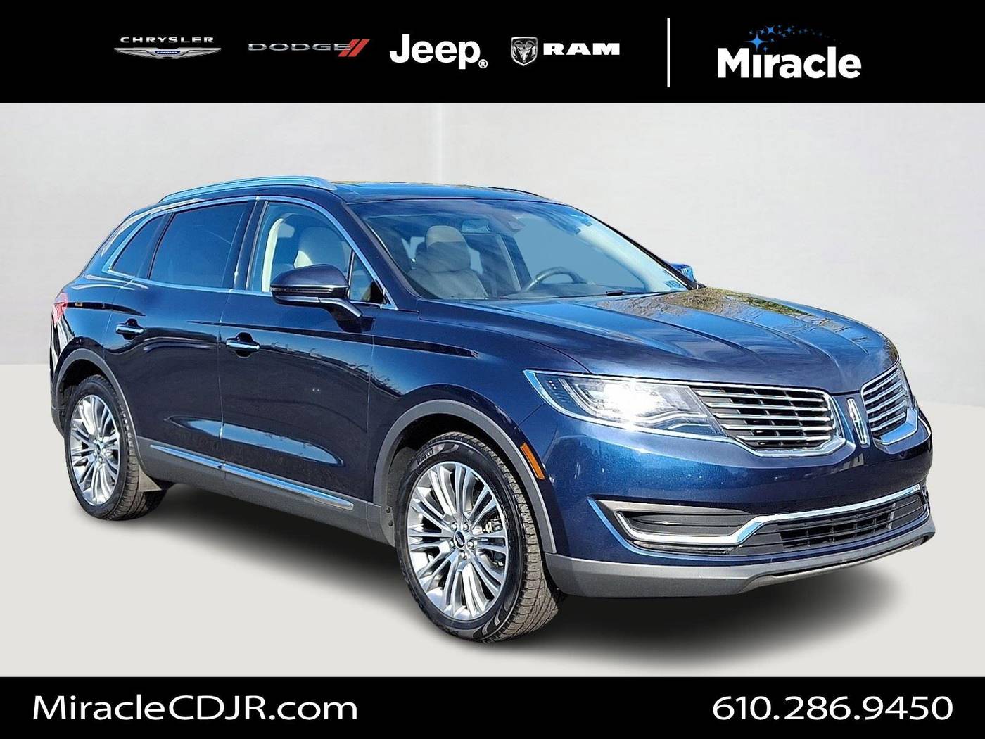 2017 Lincoln MKX Reserve — SUV — 88,715 mi — Elverson, PA