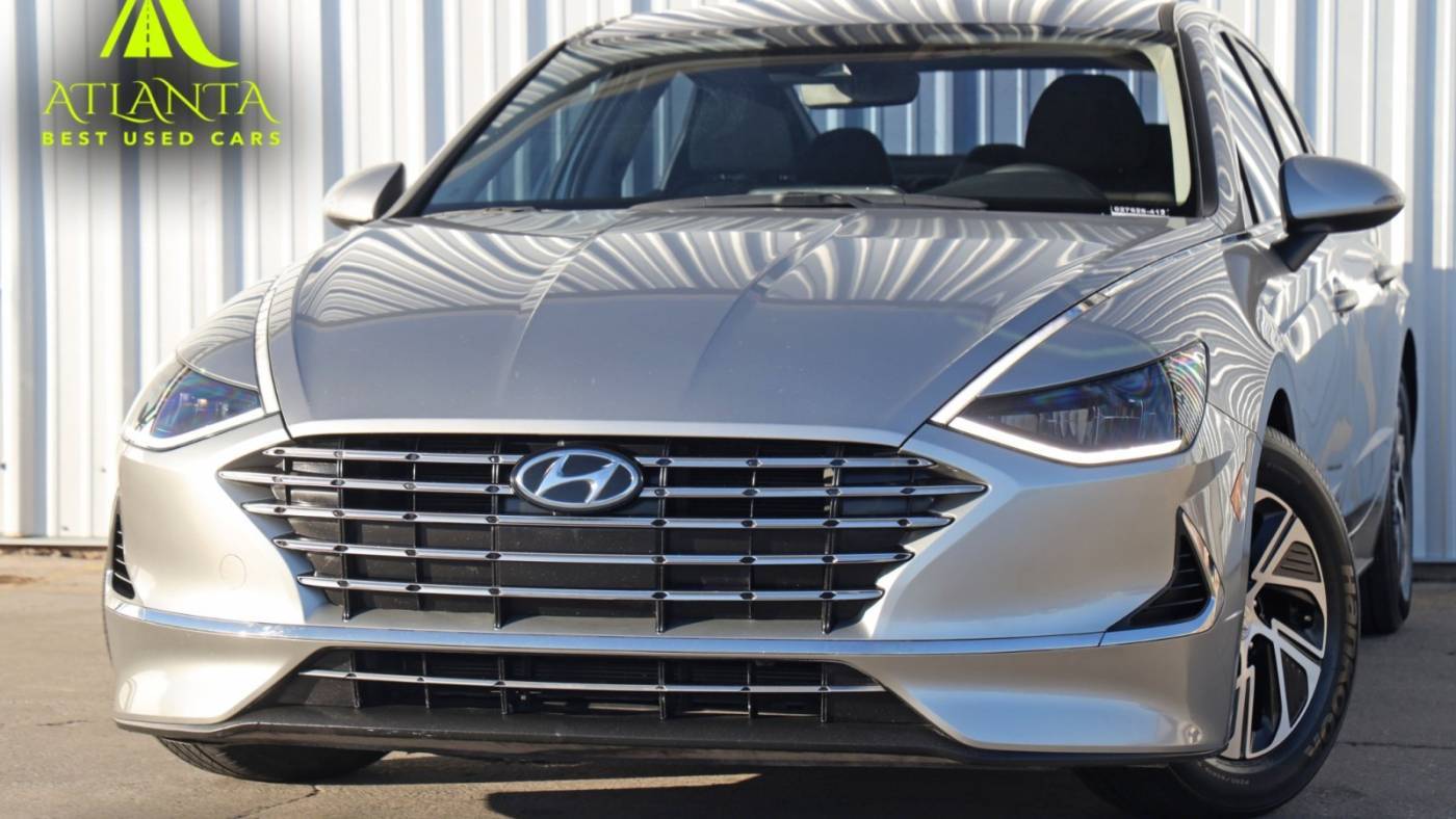 2021 Hyundai Sonata Hybrid Blue — Sedan — 30,121 mi — Norcross, GA