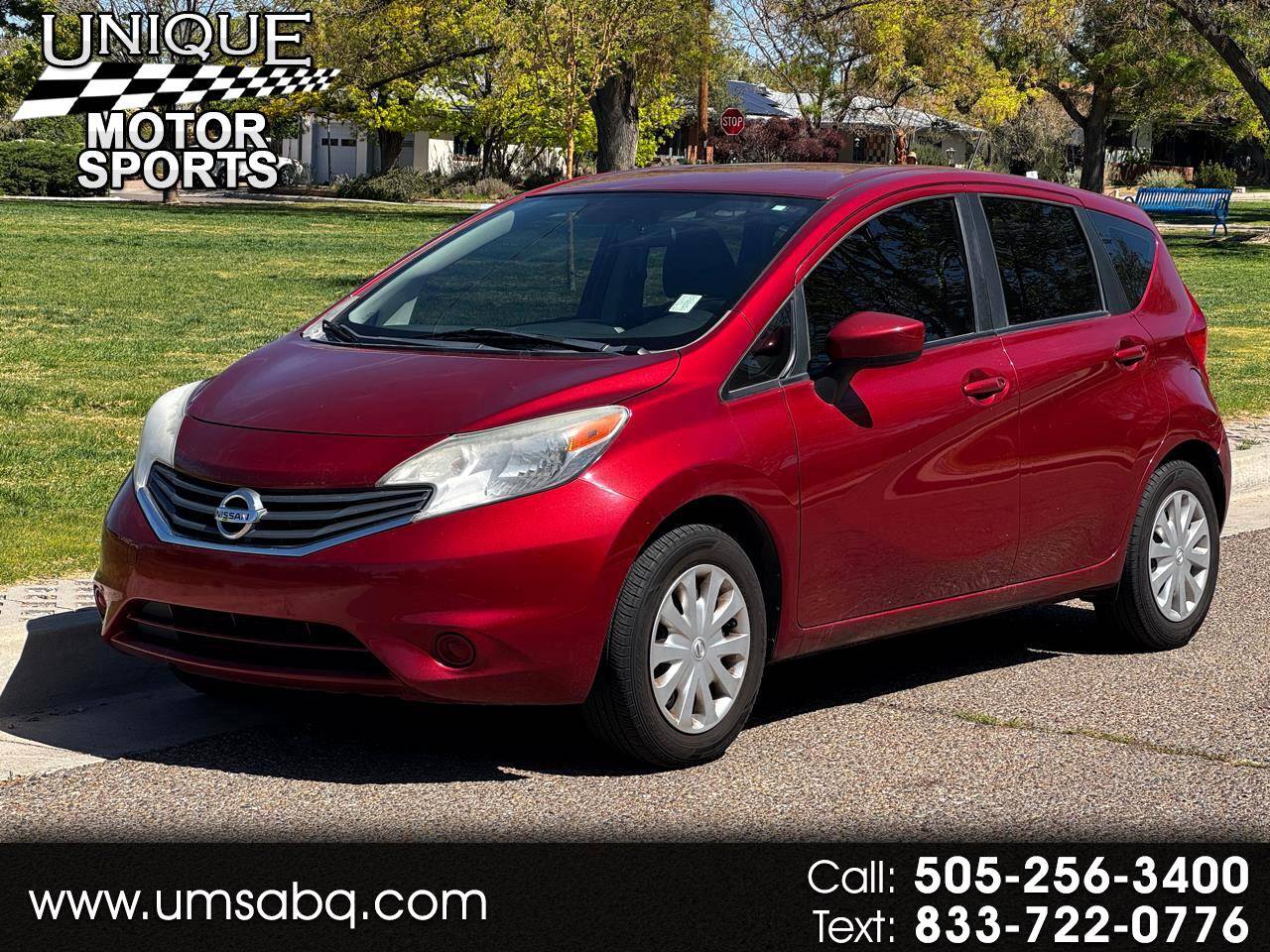 2016 Nissan Versa 1.6 S Plus — Hatchback — 95,341 mi — Albuquerque, NM