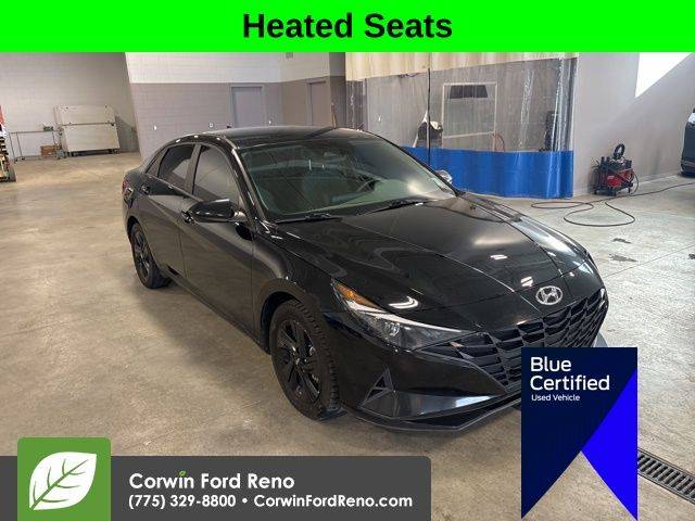 2022 Hyundai Elantra Hybrid Blue — Sedan — 54,273 mi — Reno, NV