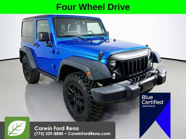 2016 Jeep Wrangler Willys Wheeler — SUV — 74,818 mi — Reno, NV
