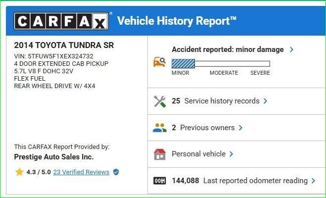 2014 Toyota Tundra SR5 — Pickup Truck — 164,424 mi — Ocala, FL