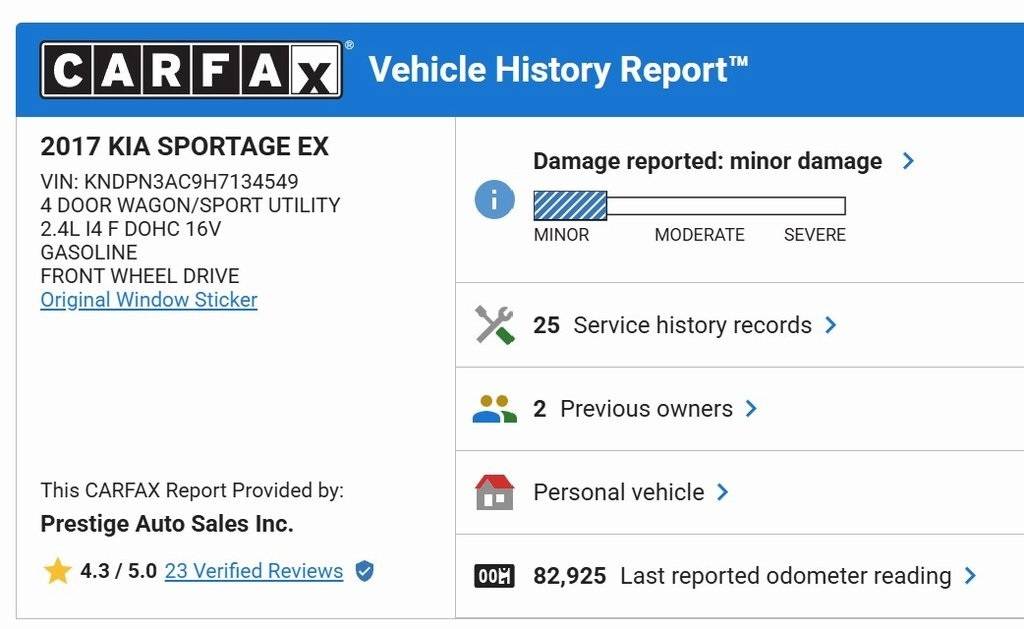 2017 Kia Sportage EX — SUV — 90,839 mi — Ocala, FL