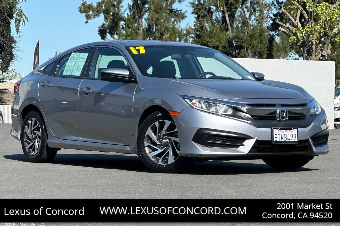 2017 Honda Civic EX — Sedan — 68,363 mi — Concord, CA