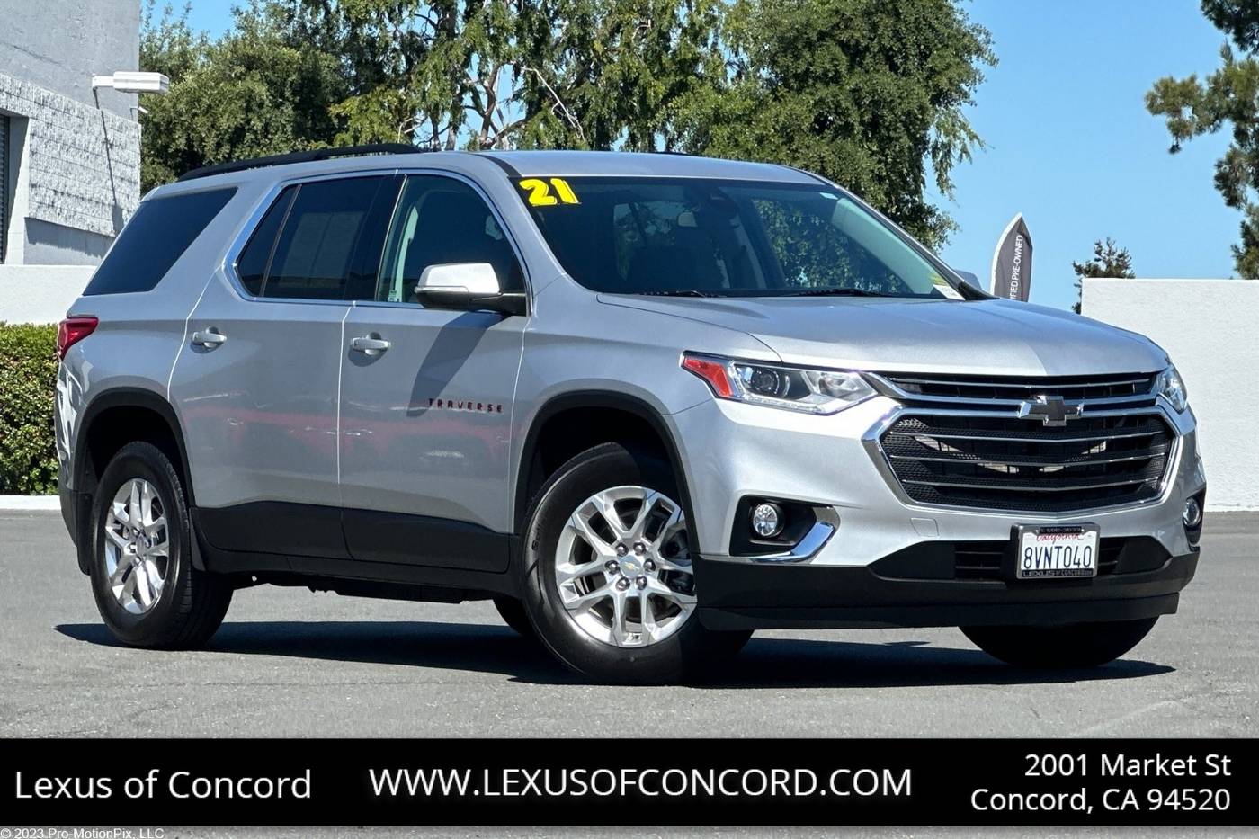 2021 Chevrolet Traverse LT Cloth — SUV — 25,270 mi — Concord, CA