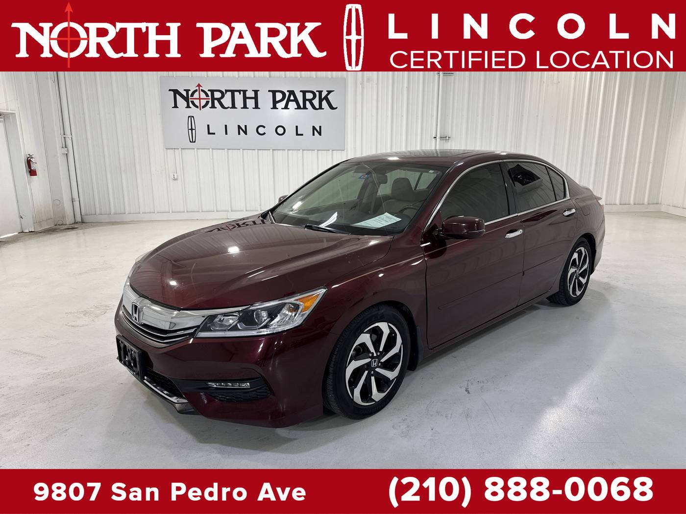 2016 Honda Accord EX-L V6 — Sedan — 68,396 mi — San Antonio, TX
