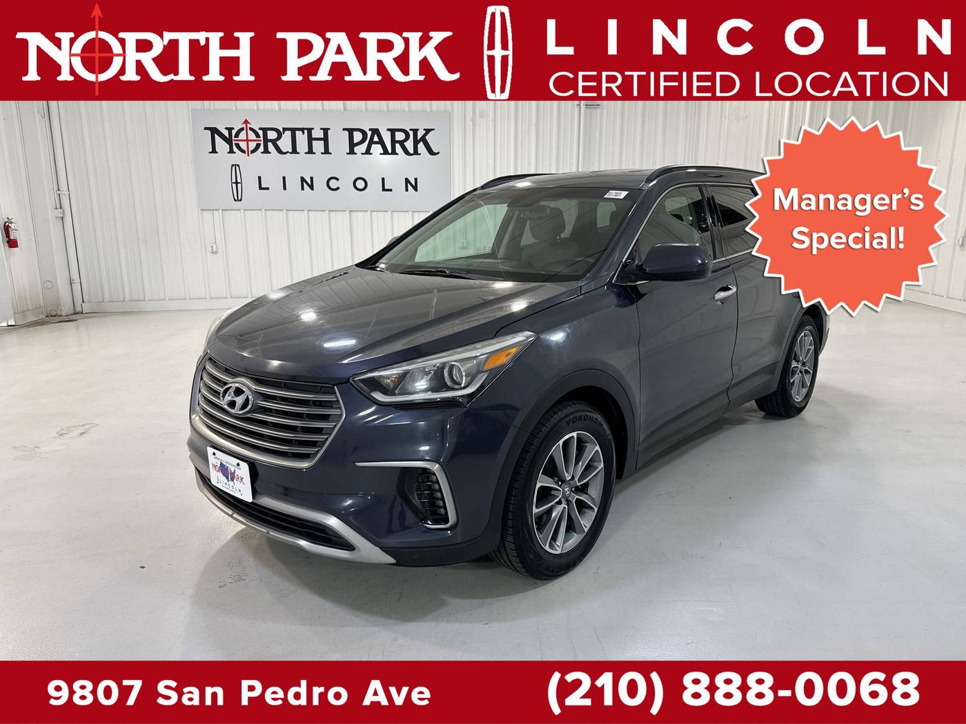 2017 Hyundai Santa Fe SE — SUV — 95,010 mi — San Antonio, TX