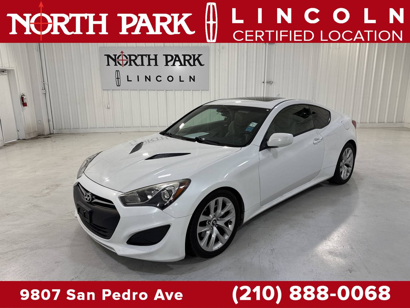 2013 Hyundai Genesis Coupe 2.0T Premium — Coupe — 162,345 mi — San Antonio, TX