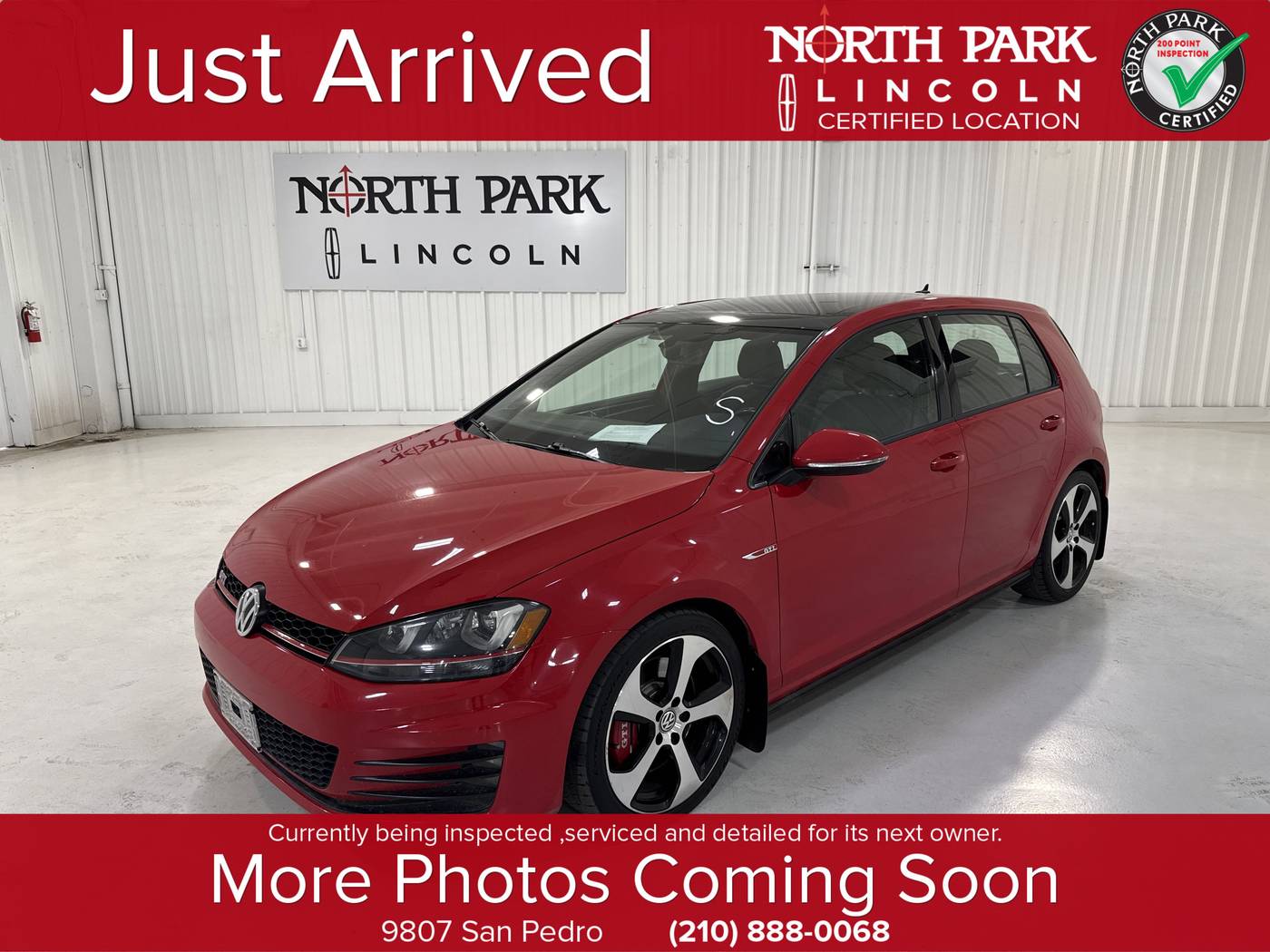 2017 Volkswagen Golf GTI SE — Hatchback — 81,072 mi — San Antonio, TX