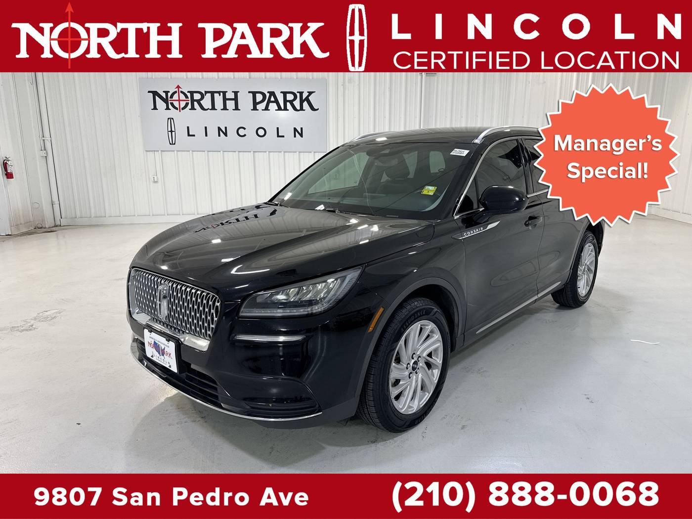 2021 Lincoln Corsair Standard — SUV — 73,421 mi — San Antonio, TX