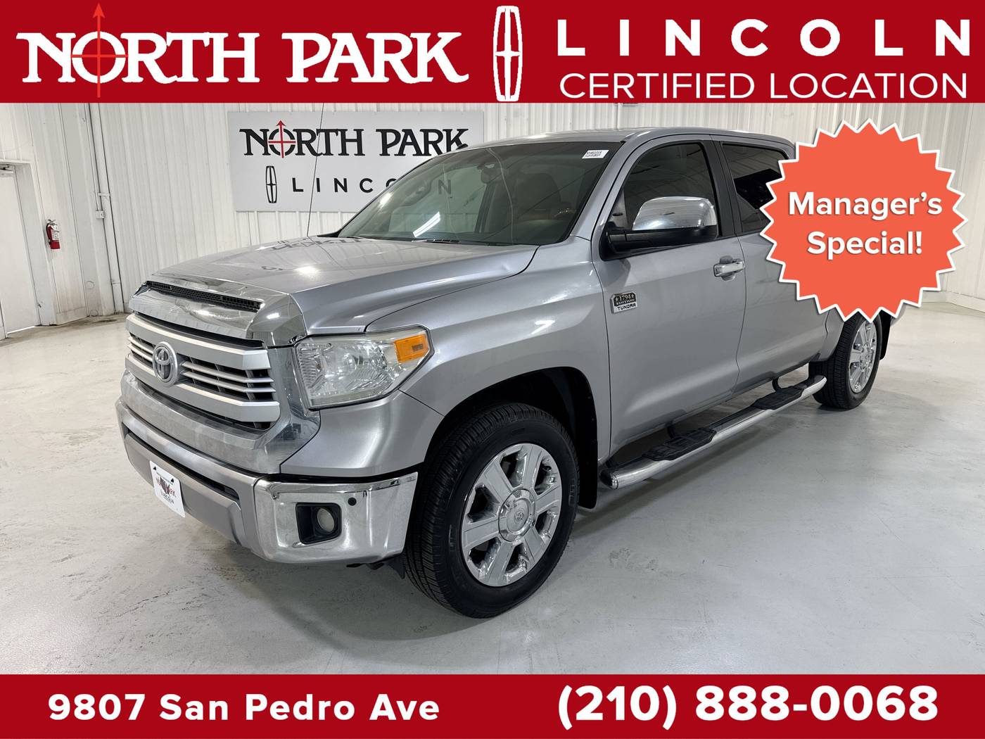 2015 Toyota Tundra 1794 Edition — Pickup Truck — 92,115 mi — San Antonio, TX