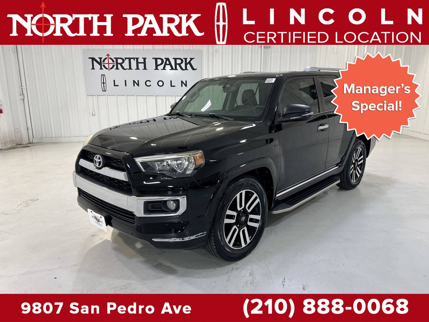 2017 Toyota 4Runner SR5 — SUV — 86,768 mi — San Antonio, TX