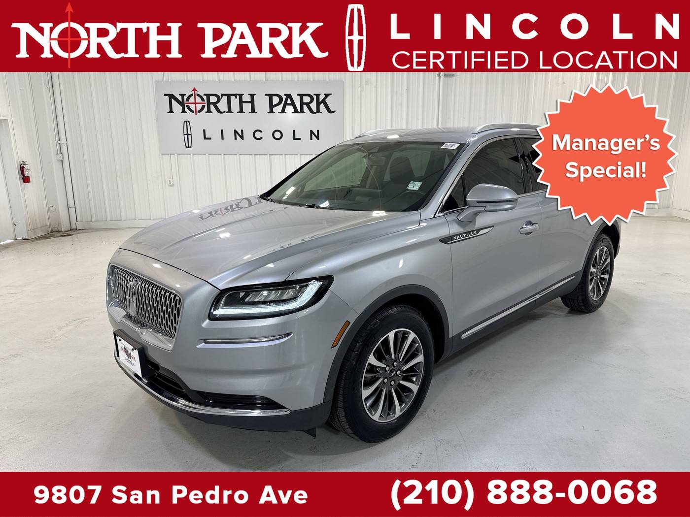 2021 Lincoln Nautilus Standard — SUV — 36,911 mi — San Antonio, TX