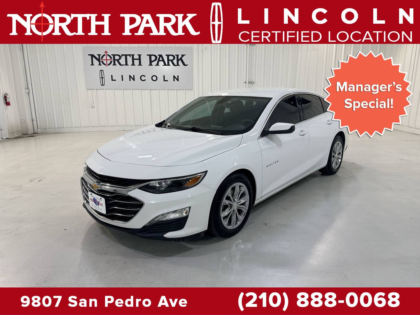2021 Chevrolet Malibu LT — Sedan — 68,758 mi — San Antonio, TX