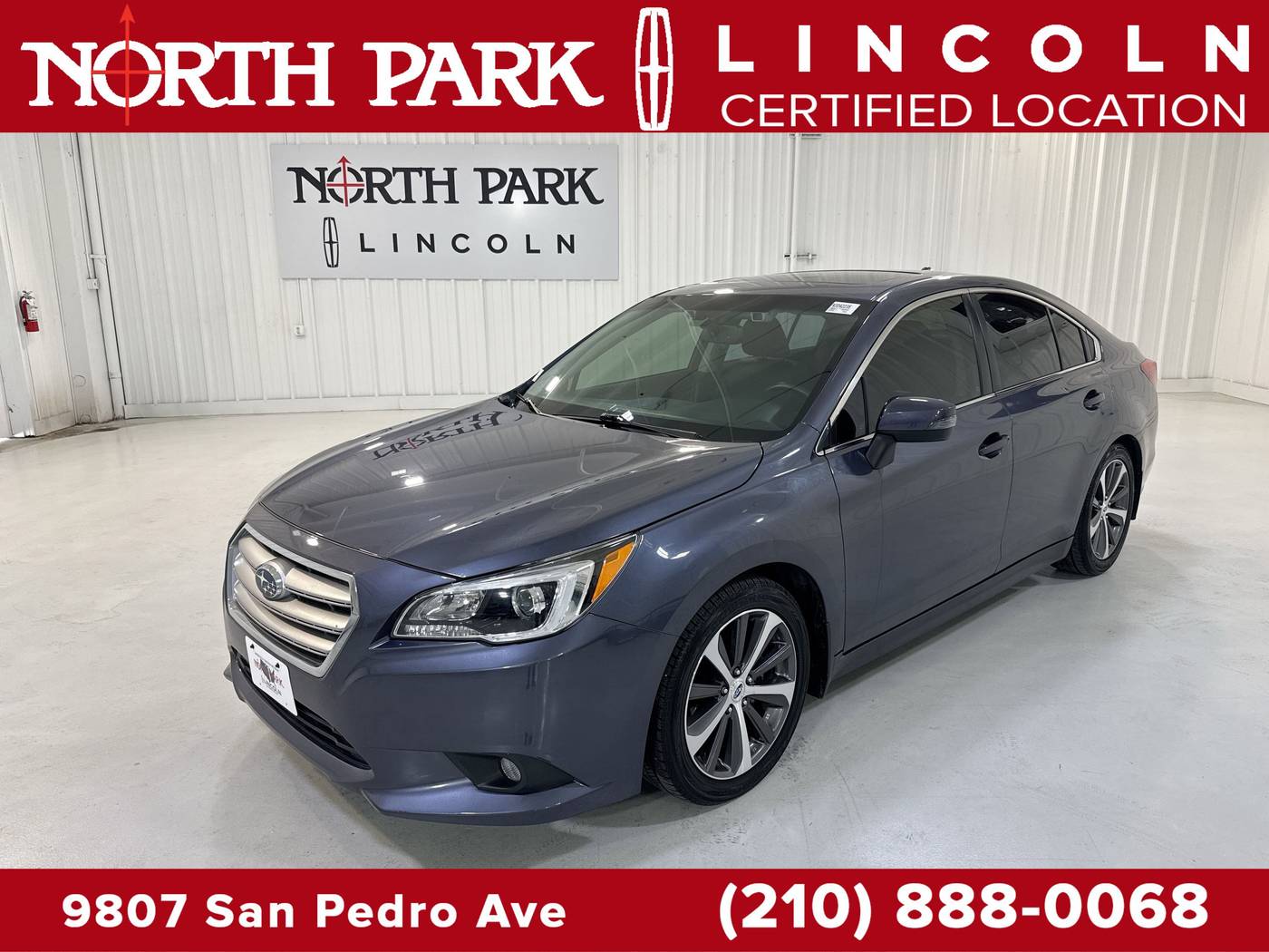 2016 Subaru Legacy 2.5i Limited — Sedan — 72,323 mi — San Antonio, TX
