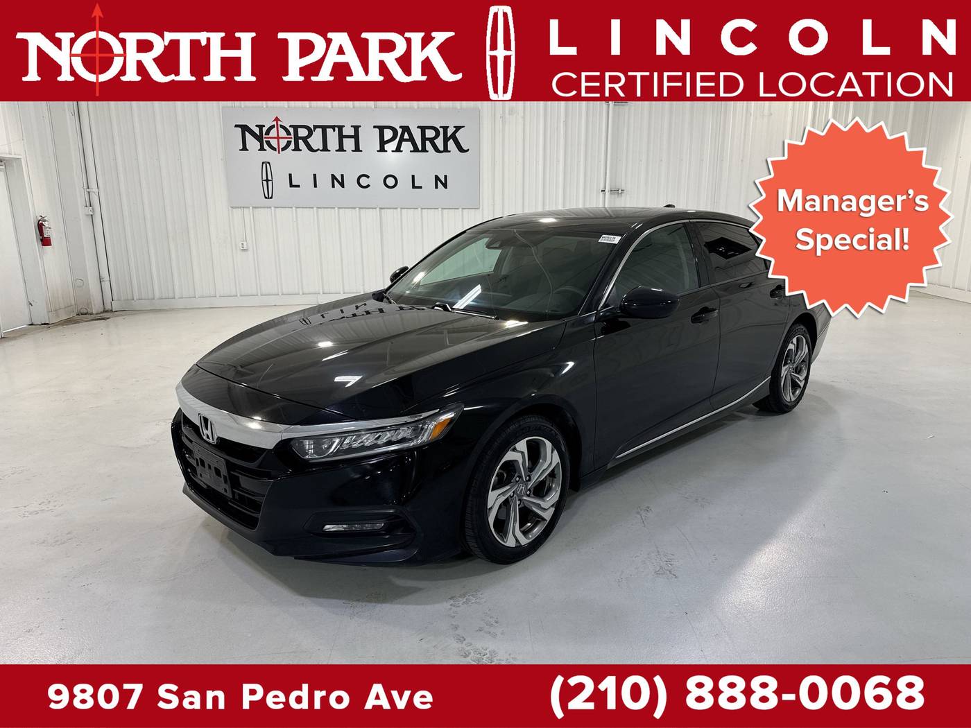 2019 Honda Accord EX — Sedan — 45,699 mi — San Antonio, TX