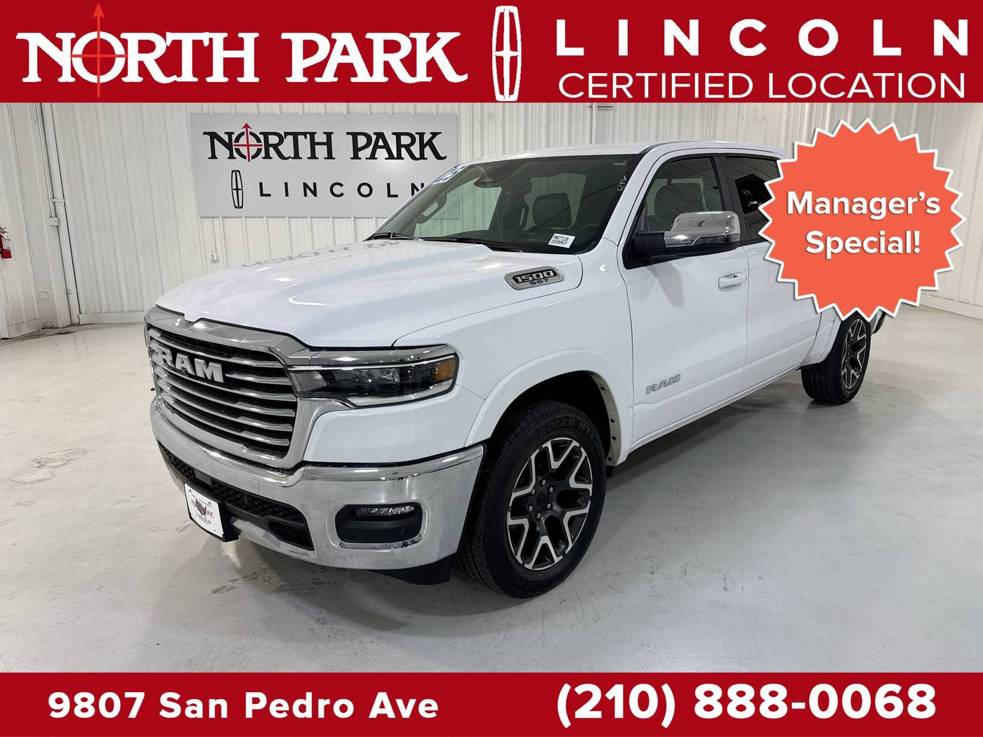 2025 Ram 1500 Laramie — Pickup Truck — 23,148 mi — San Antonio, TX