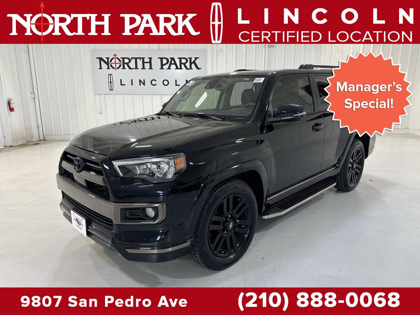2020 Toyota 4Runner Nightshade — SUV — 64,503 mi — San Antonio, TX