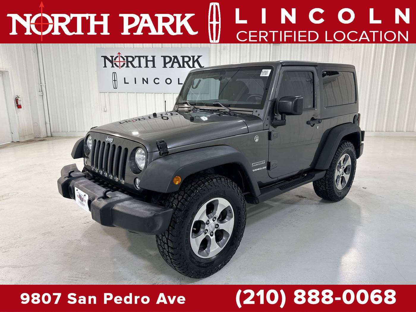 2016 Jeep Wrangler Sport — SUV — 118,832 mi — San Antonio, TX