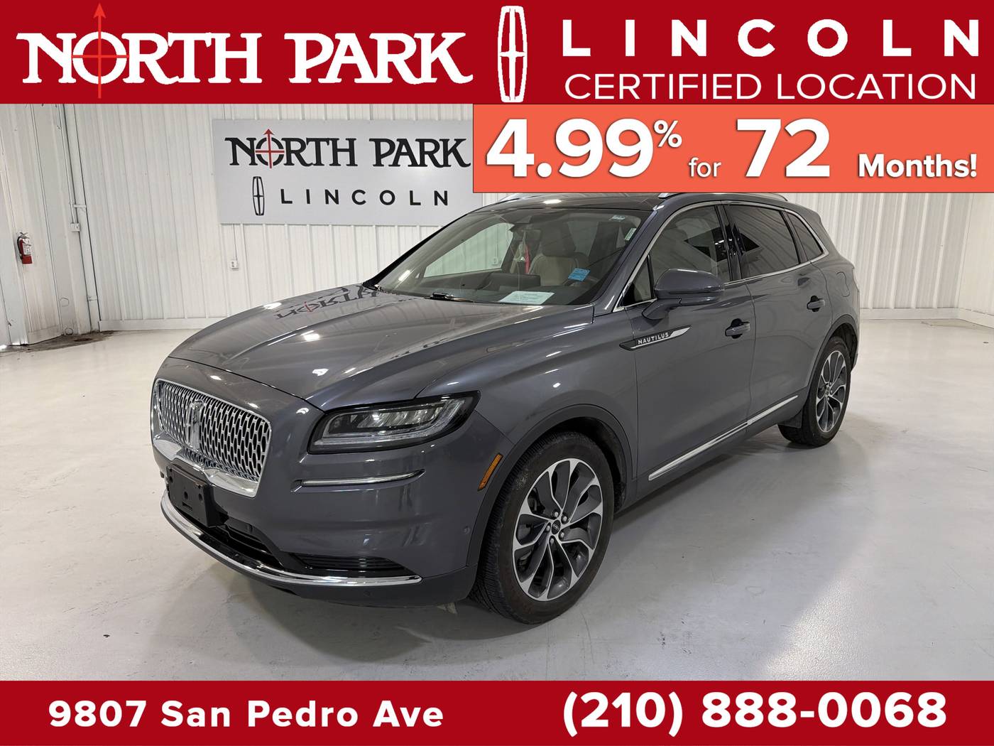 2022 Lincoln Nautilus Reserve — SUV — 63,892 mi — San Antonio, TX