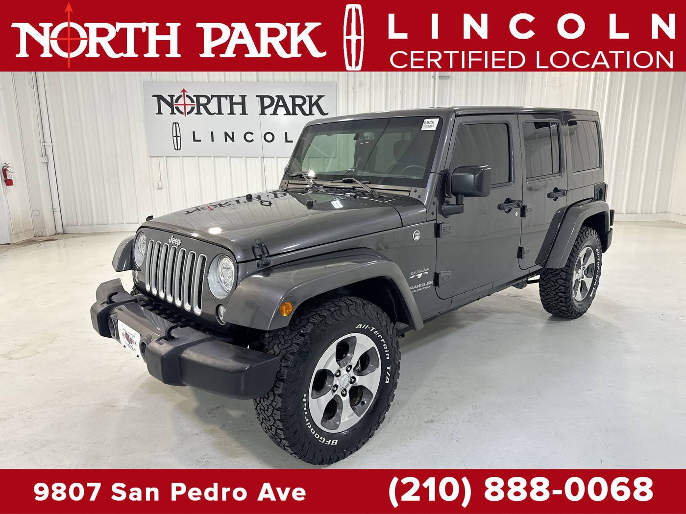 2017 Jeep Wrangler Sahara — SUV — 92,569 mi — San Antonio, TX