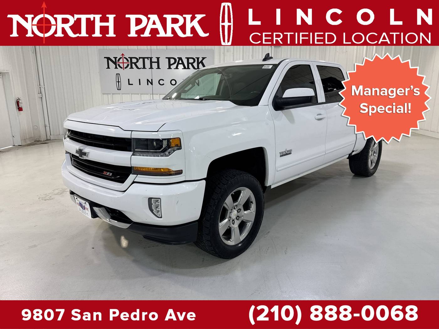2018 Chevrolet Silverado 1500 LT — Pickup Truck — 85,326 mi — San Antonio, TX