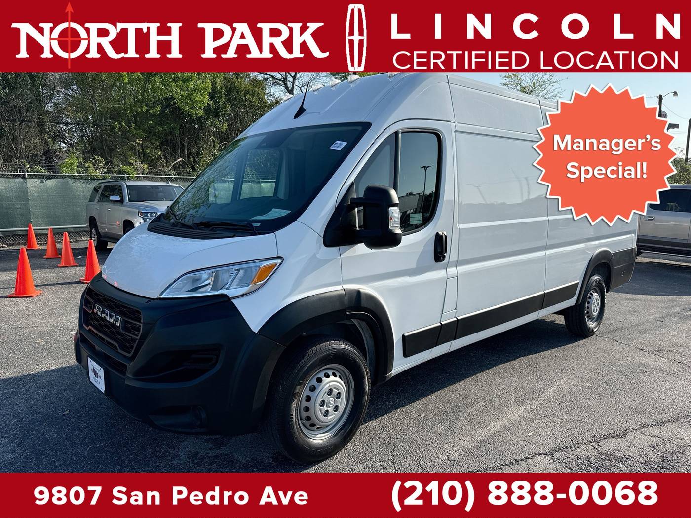 2024 Ram ProMaster Cargo Van Tradesman 3500 — Cargo Van — 33,733 mi — San Antonio, TX