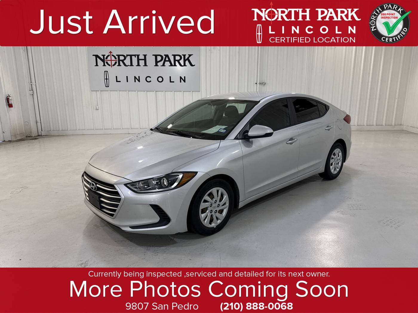 2018 Hyundai Elantra SE — Sedan — 70,489 mi — San Antonio, TX