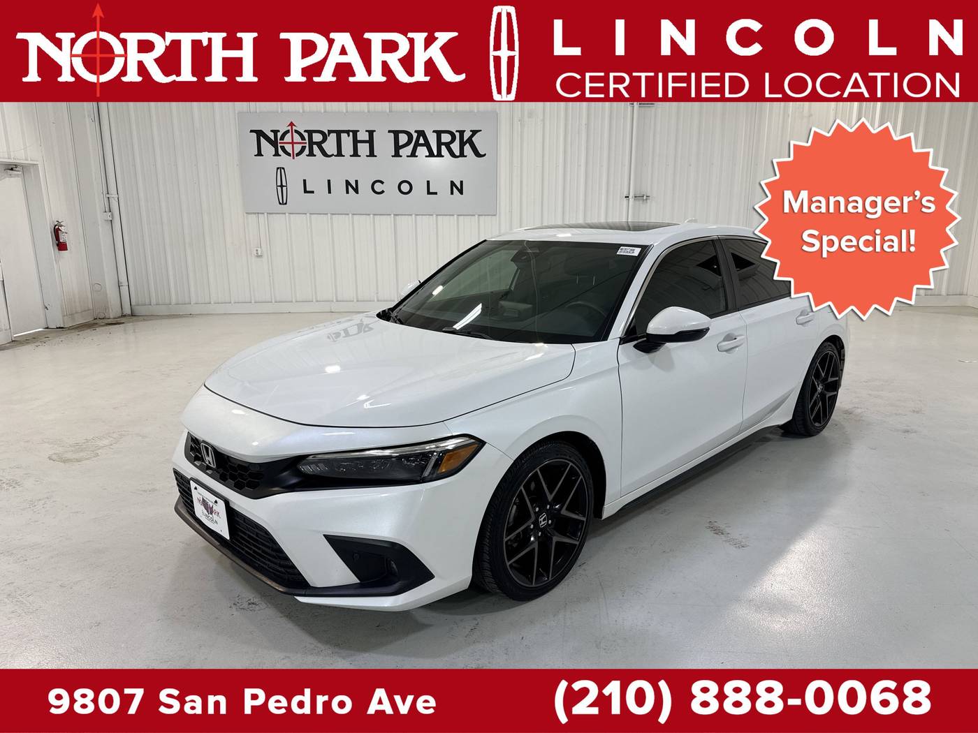 2023 Honda Civic Sport Touring — Hatchback — 29,327 mi — San Antonio, TX