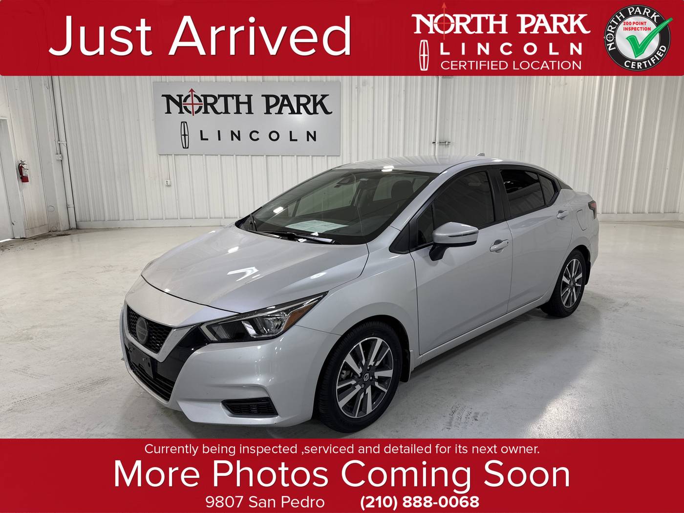 2020 Nissan Versa SV — Sedan — 24,094 mi — San Antonio, TX