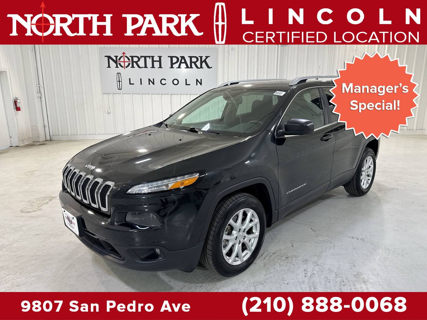 2016 Jeep Cherokee Latitude — SUV — 56,833 mi — San Antonio, TX