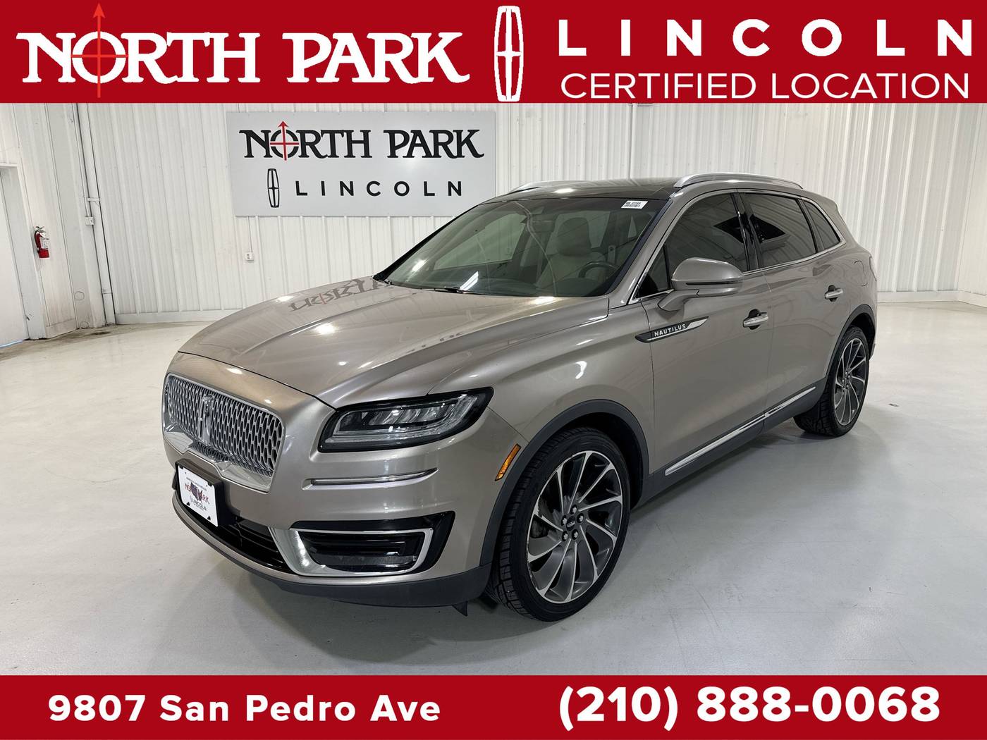 2019 Lincoln Nautilus Reserve — SUV — 51,702 mi — San Antonio, TX