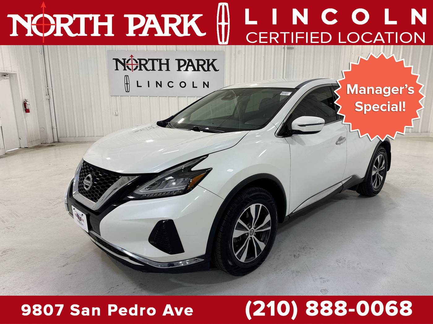 2020 Nissan Murano S — SUV — 74,960 mi — San Antonio, TX