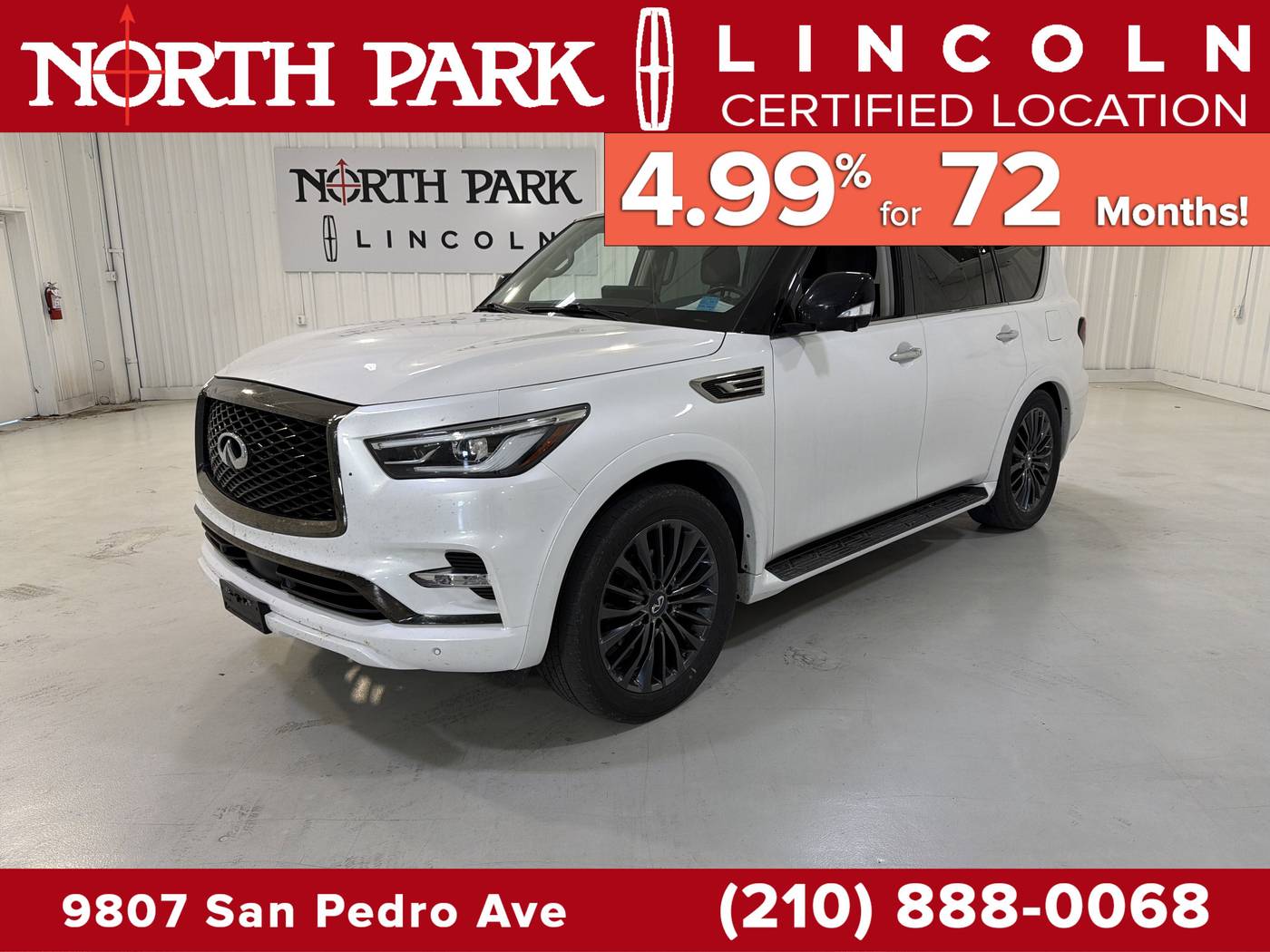 2022 INFINITI QX80 LUXE — SUV — 116,746 mi — San Antonio, TX