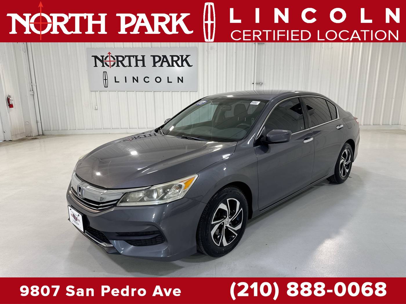 2017 Honda Accord LX — Sedan — 104,579 mi — San Antonio, TX