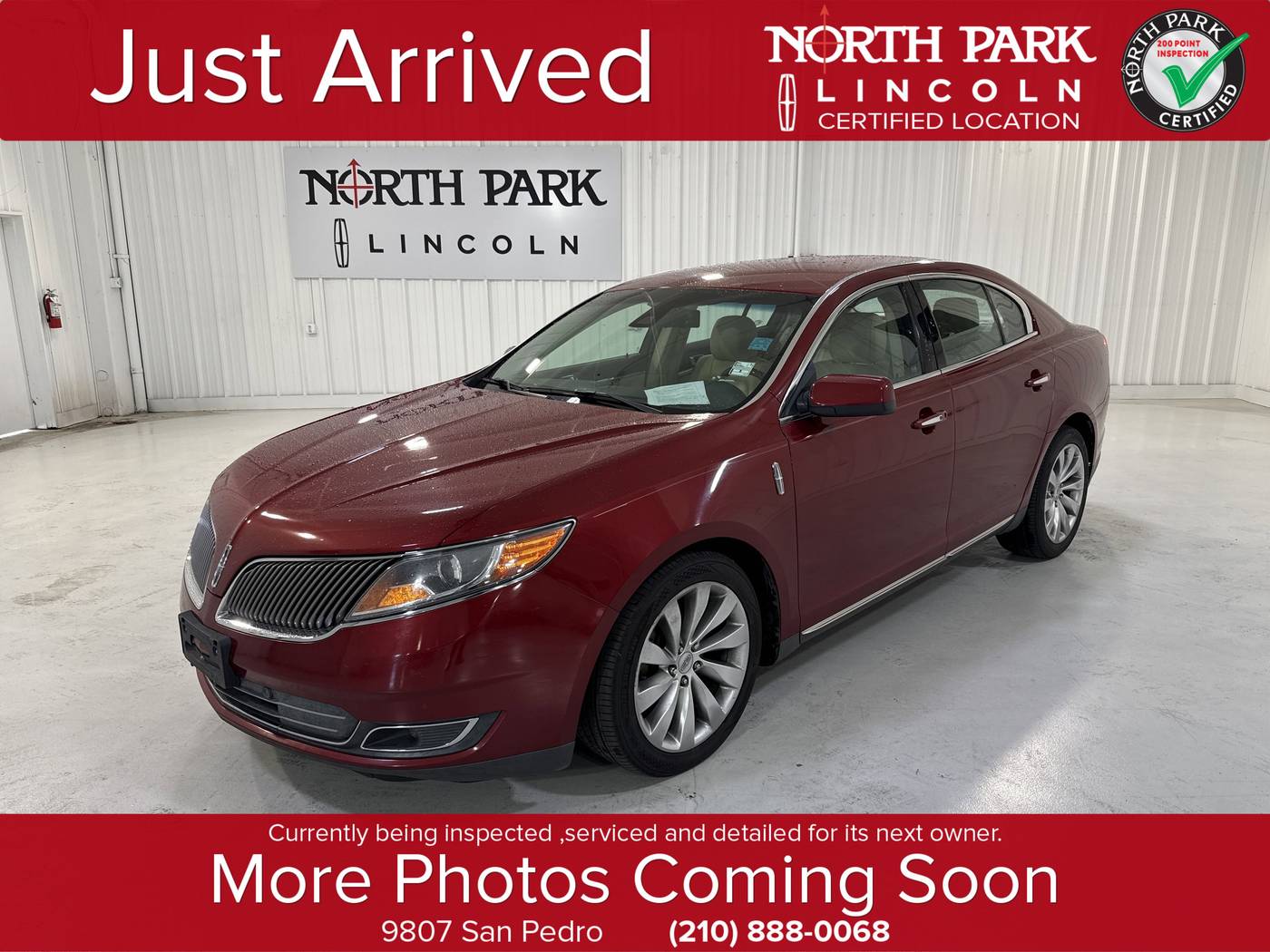 2013 Lincoln MKS Standard — Sedan — 117,939 mi — San Antonio, TX