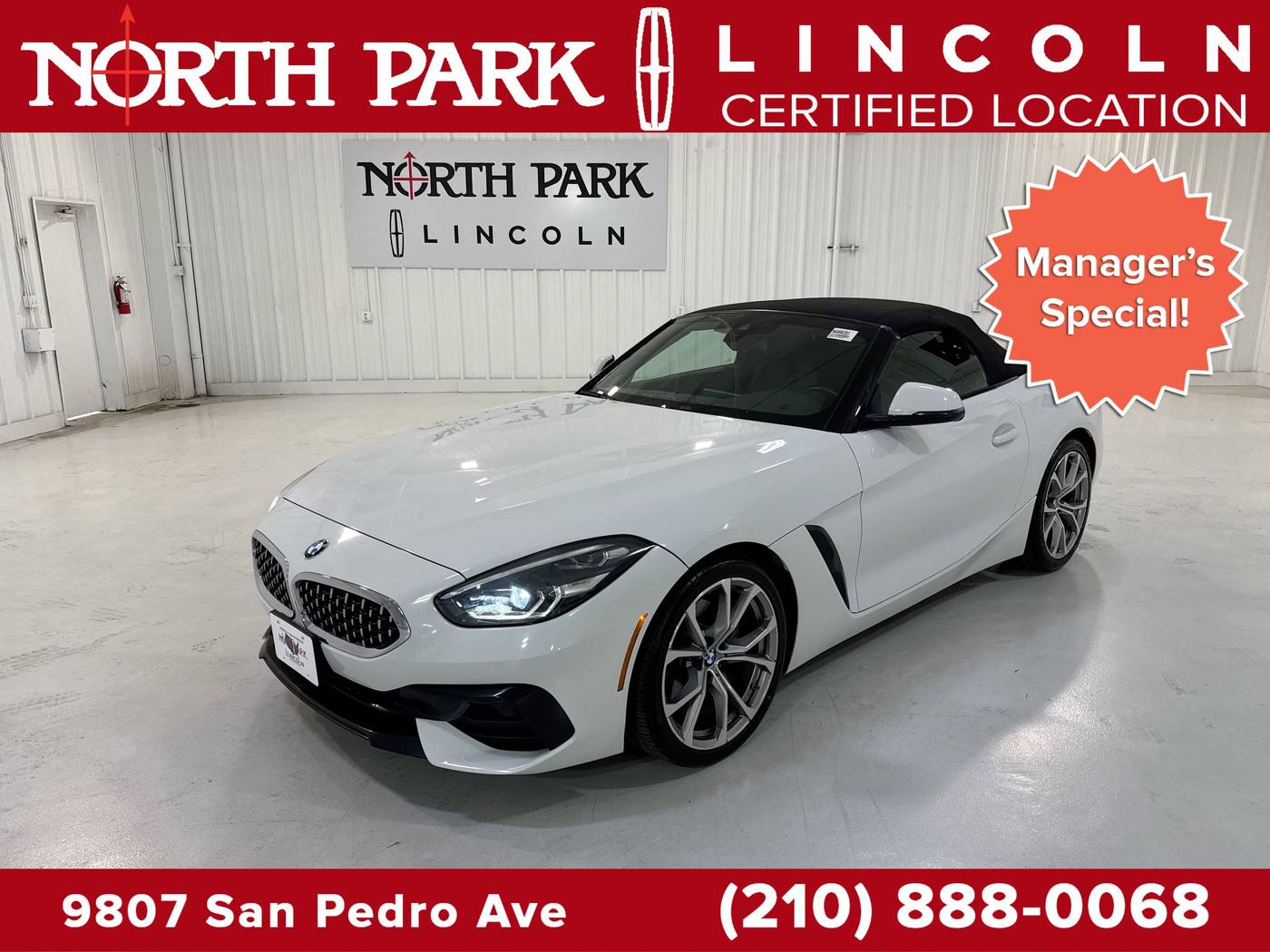 2020 BMW Z4 30i — Convertible — 44,786 mi — San Antonio, TX