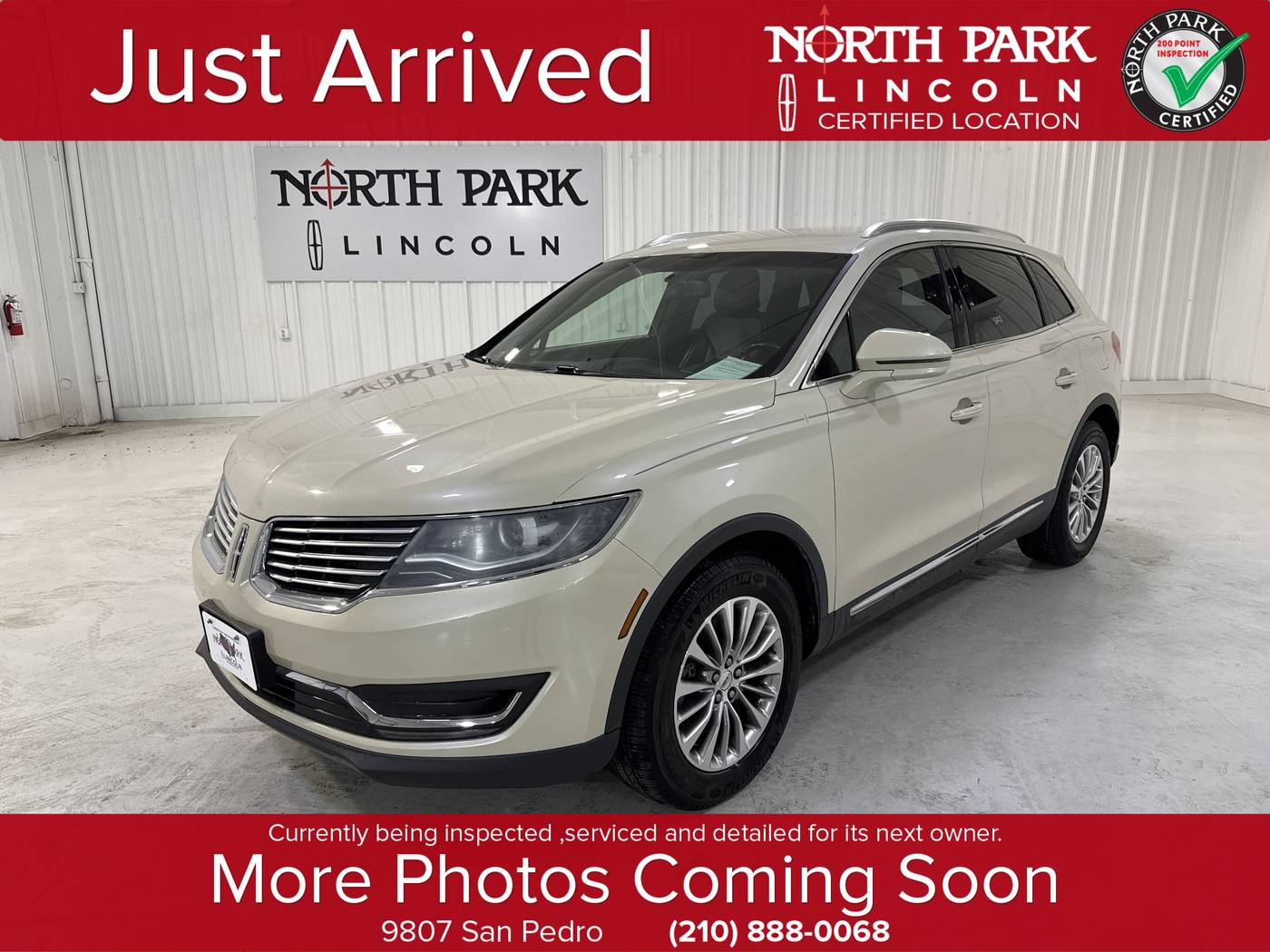 2018 Lincoln MKX Select — SUV — 54,267 mi — San Antonio, TX