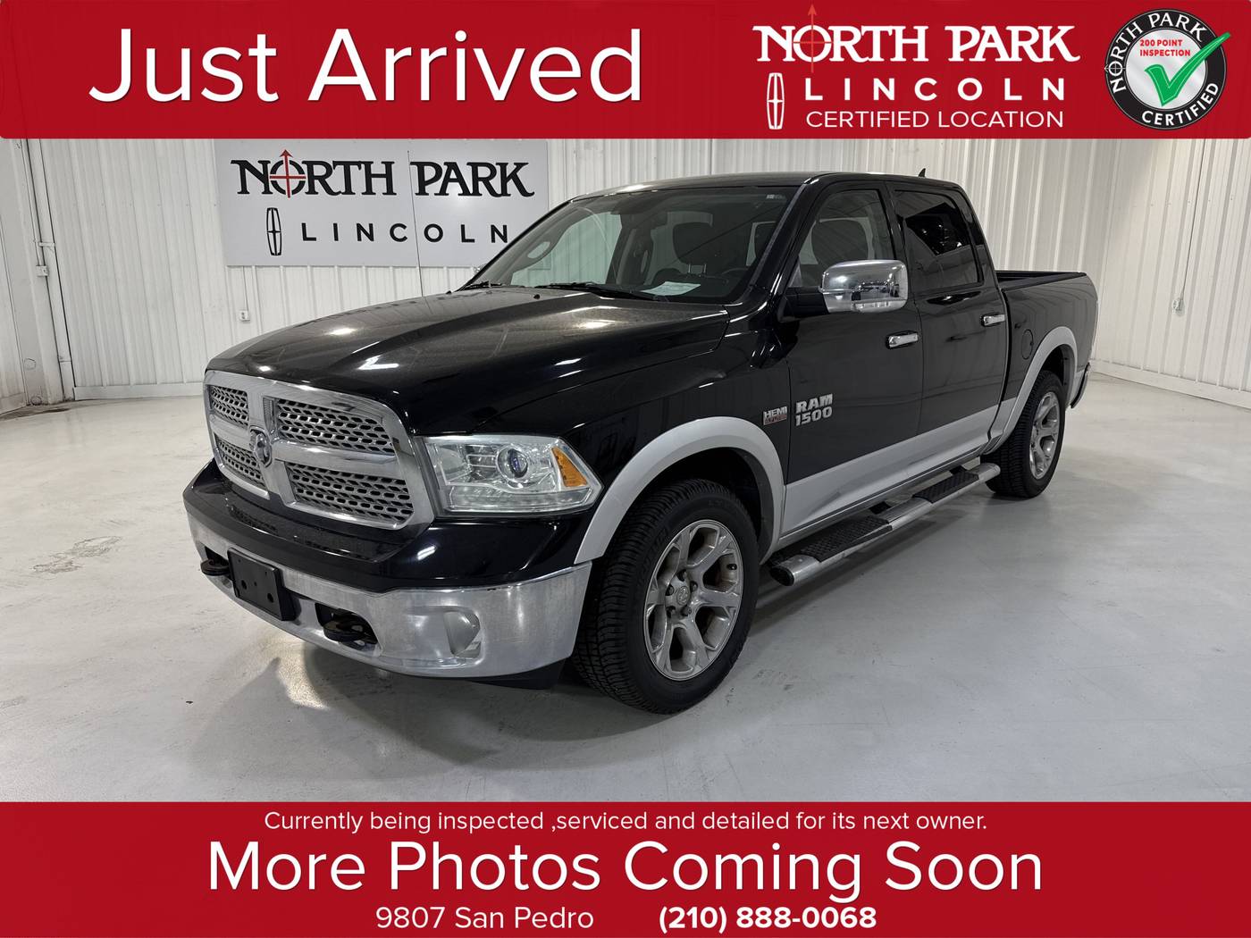 2013 Ram 1500 Laramie — Pickup Truck — 24,637 mi — San Antonio, TX